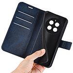 Θήκη Realme 12+ 5G Mad Mask Leather Wallet Case V2 με βάση στήριξης, υποδοχές καρτών και μαγνητικό κούμπωμα Flip Wallet από συνθετικό δέρμα μπλε - Image 4