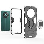 Θήκη Realme 12+ 5G Mad Mask Πλάτη Thin Armor με Μαγνητικό δαχτυλίδι και Βάση στήριξης TPU μαύρο - Image 2