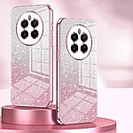 Θήκη Realme 12+ 5G OEM πλάτη με διακριτικό γκλίτερ V2 από αντικραδασμικό Premium TPU μαύρο - Image 3