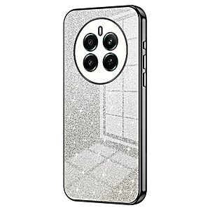 Θήκη Realme 12+ 5G OEM πλάτη με διακριτικό γκλίτερ V2 από αντικραδασμικό Premium TPU μαύρο