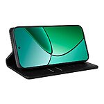 Θήκη Realme 12+ 5G YIKATU Folio Series με βάση στήριξης, υποδοχή καρτών και μαγνητικό κούμπωμα Flip Wallet από συνθετικό δέρμα και TPU μαύρο - Image 4