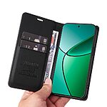 Θήκη Realme 12+ 5G YIKATU Folio Series με βάση στήριξης, υποδοχή καρτών και μαγνητικό κούμπωμα Flip Wallet από συνθετικό δέρμα και TPU μαύρο - Image 5