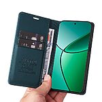 Θήκη Realme 12+ 5G YIKATU Folio Series με βάση στήριξης, υποδοχή καρτών και μαγνητικό κούμπωμα Flip Wallet από συνθετικό δέρμα και TPU πράσινο - Image 5