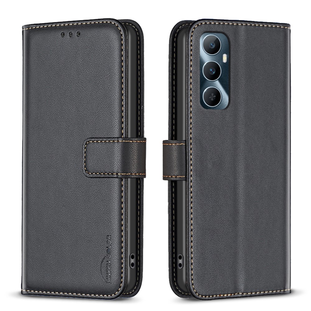 Θήκη Realme C65 BINFEN COLOR Leather Wallet series 12 με βάση στήριξης Θήκη Realme C65 BINFEN COLOR Leather Wallet series 12 με βάση στήριξης