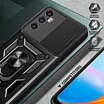 Θήκη Realme C65 Mad Mask Camshield Armor Guard Πλάτη με προστασία για την κάμερα, Kickstand και Βάση στήριξης από σκλήρό Premium TPU μαύρο - Image 5