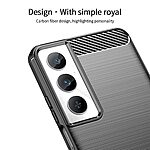 Θήκη Realme C65 MOFI Brushed TPU Carbon Πλάτη μαύρο - Image 4