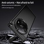 Θήκη Realme C65 MOFI Brushed TPU Carbon Πλάτη μαύρο - Image 5