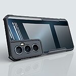 Θήκη Realme C65 XUNDD Hybrid Sockproof Transparent πλάτη από αντικραδασμικό TPU μαύρο - Image 3