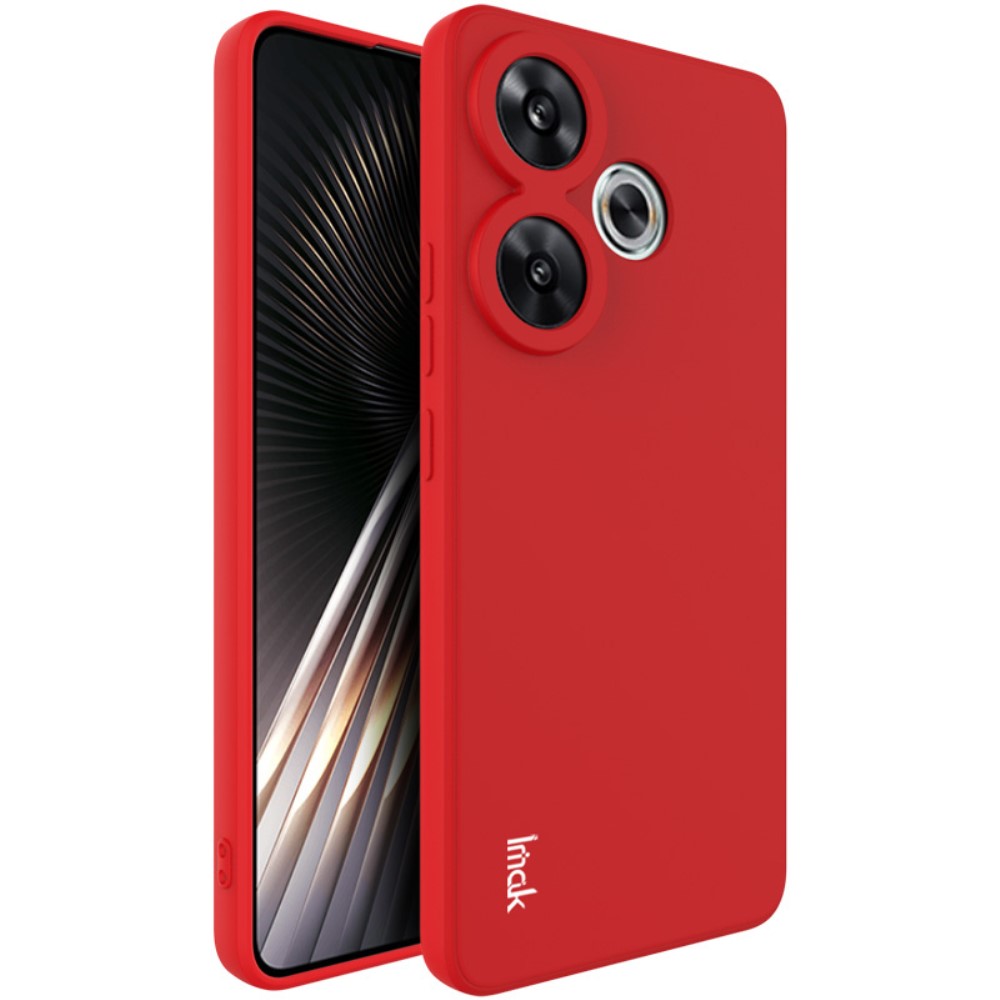 Θήκη Xiaomi Poco F6 5G IMAK UC-4 Series Soft Ultra Slim TPU πλάτη κόκκινο Θήκη Xiaomi Poco F6 5G IMAK UC-4 Series Soft Ultra Slim TPU πλάτη κόκκινο