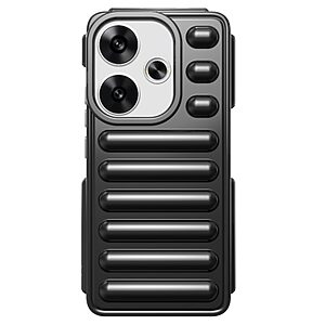 Θήκη Xiaomi Poco F6 5G Mad Mask Capsule Series με εξαιρετικά ενυσχιμένες γωνίες σε στυλ κάψουλας Πλάτη από Premium TPU μαύρο