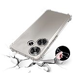 Θήκη Xiaomi Poco F6 5G OEM Silicone Sockproof V10 Anti-Slip Transparent Πλάτη με ενισχυμένες γωνίες TPU - Image 2