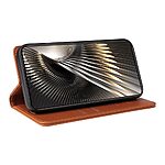 Θήκη Xiaomi Poco F6 5G YIKATU Folio Series με βάση στήριξης, υποδοχή καρτών και μαγνητικό κούμπωμα Flip Wallet από συνθετικό δέρμα και TPU καφέ ανοιχτό - Image 4