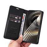 Θήκη Xiaomi Poco F6 5G YIKATU Folio Series με βάση στήριξης, υποδοχή καρτών και μαγνητικό κούμπωμα Flip Wallet από συνθετικό δέρμα και TPU μαύρο - Image 5