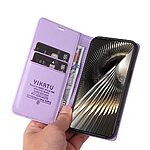 Θήκη Xiaomi Poco F6 5G YIKATU Folio Series με βάση στήριξης, υποδοχή καρτών και μαγνητικό κούμπωμα Flip Wallet από συνθετικό δέρμα και TPU μωβ ανοιχτό - Image 5