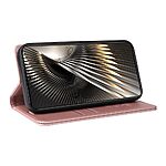 Θήκη Xiaomi Poco F6 5G YIKATU Folio Series με βάση στήριξης, υποδοχή καρτών και μαγνητικό κούμπωμα Flip Wallet από συνθετικό δέρμα και TPU ροζ χρυσό - Image 4