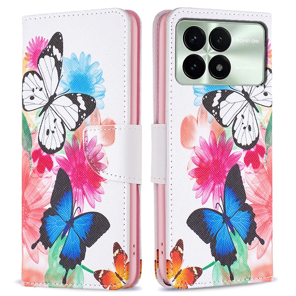 Θήκη Xiaomi Poco F6 Pro 5G OEM Vivid Butterflies με βάση στήριξης Θήκη Xiaomi Poco F6 Pro 5G OEM Vivid Butterflies με βάση στήριξης