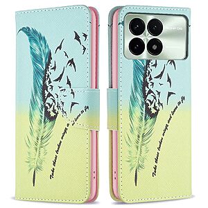 Θήκη Xiaomi Poco F6 Pro 5G OEM Feather & Birds με βάση στήριξης