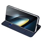 Θήκη Xiaomi Poco F6 Pro 5G DUX DUCIS Skin Pro Series με βάση στήριξης, υποδοχή καρτών και μαγνητικό κούμπωμα Flip Wallet από συνθετικό δέρμα και TPU μπλε - Image 3