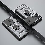 Θήκη Xiaomi Poco F6 Pro 5G Mad Mask Camshield Armor Guard v3 Πλάτη με προστασία για την κάμερα, Kickstand και Βάση στήριξης από σκλήρό Premium TPU γκρι - Image 5