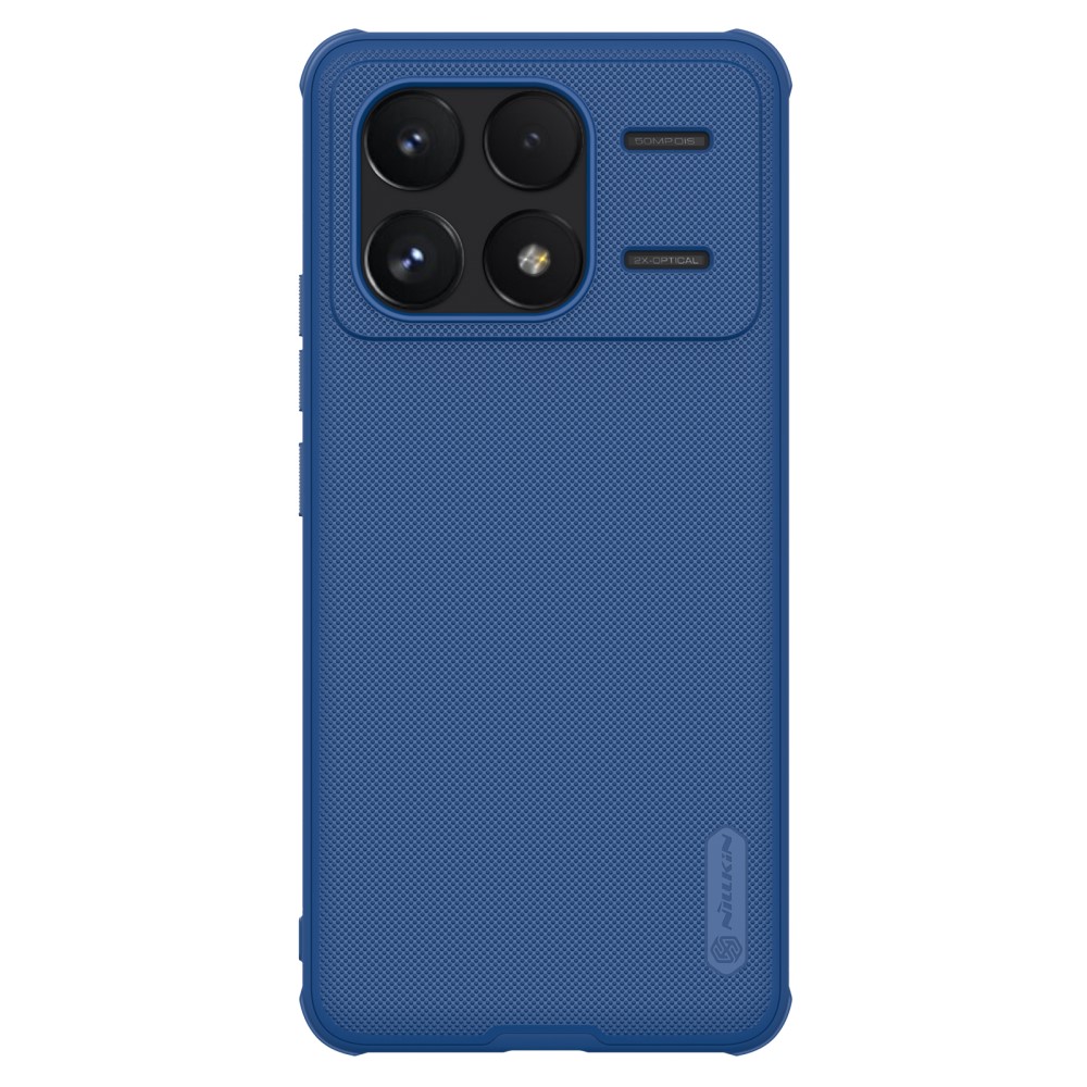 Θήκη Xiaomi Poco F6 Pro 5G NiLLkin Super Frosted Shield Pro Series Πλάτη από Premium σκληρό TPU μπλε Θήκη Xiaomi Poco F6 Pro 5G NiLLkin Super Frosted Shield Pro Series Πλάτη από Premium σκληρό TPU μπλε