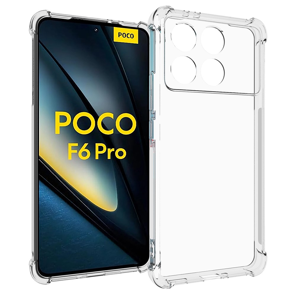 Θήκη Xiaomi Poco F6 Pro 5G OEM Silicone Sockproof V10 Anti-Slip Transparent Πλάτη με ενισχυμένες γωνίες TPU Θήκη Xiaomi Poco F6 Pro 5G OEM Silicone Sockproof V10 Anti-Slip Transparent Πλάτη με ενισχυμένες γωνίες TPU