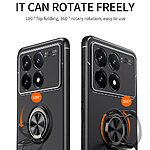 Θήκη Xiaomi Poco F6 Pro 5G OEM Magnetic Ring Kickstand / Μαγνητικό δαχτυλίδι / Βάση στήριξης TPU μαύρο - Image 3