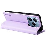 Θήκη Realme C61 / C63 / Note 60x YIKATU Folio Series με βάση στήριξης, υποδοχή καρτών και μαγνητικό κούμπωμα Flip Wallet από συνθετικό δέρμα και TPU μωβ ανοιχτό - Image 3