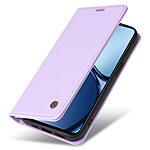 Θήκη Realme C61 / C63 / Note 60x YIKATU Folio Series με βάση στήριξης, υποδοχή καρτών και μαγνητικό κούμπωμα Flip Wallet από συνθετικό δέρμα και TPU μωβ ανοιχτό - Image 5