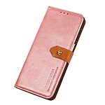 Θήκη Xiaomi Redmi 13 / Poco M6 KHAZNEH Leather Wallet Golden Clasp με βάση στήριξης, υποδοχές καρτών και μαγνητικό κούμπωμα ροζ χρυσό - Image 4