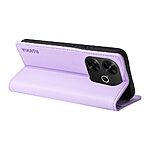 Θήκη Xiaomi Redmi 13 / Poco M6 YIKATU Folio Series με βάση στήριξης, υποδοχή καρτών και μαγνητικό κούμπωμα Flip Wallet από συνθετικό δέρμα και TPU μωβ ανοιχτό - Image 3