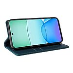 Θήκη Xiaomi Redmi 13 / Poco M6 YIKATU Folio Series με βάση στήριξης, υποδοχή καρτών και μαγνητικό κούμπωμα Flip Wallet από συνθετικό δέρμα και TPU πράσινο - Image 4