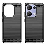 Θήκη Xiaomi Redmi Note 13 Pro 4G / Poco M6 Pro Mad Mask Brushed TPU Carbon Πλάτη μαύρο - Image 2