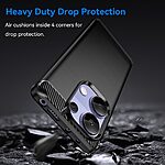 Θήκη Xiaomi Redmi Note 13 Pro 4G / Poco M6 Pro Mad Mask Brushed TPU Carbon Πλάτη μαύρο - Image 4