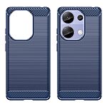 Θήκη Xiaomi Redmi Note 13 Pro 4G / Poco M6 Pro Mad Mask Brushed TPU Carbon Πλάτη μπλε - Image 2