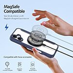 Θήκη iPhone 16 DUX DUCIS Skin X Pro Series με βάση στήριξης, συμβατό με MagSafe φορτιστή υποδοχή καρτών και μαγνητικό κούμπωμα Flip Wallet από συνθετικό δέρμα και εσωτερικό TPU μπλε - Image 3