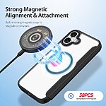 Θήκη iPhone 16 Plus DUX DUCIS Skin X Pro Series με βάση στήριξης, συμβατό με MagSafe φορτιστή υποδοχή καρτών και μαγνητικό κούμπωμα Flip Wallet από συνθετικό δέρμα και εσωτερικό TPU μαύρο - Image 4