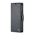 Θήκη iPhone 16 Pro Max CASEME 023 Series Πορτοφόλι με βάση στήριξης, υποδοχές καρτών και μαγνητικό κούμπωμα από συνθετικό δέρμα και TPU μαύρο - Image 4