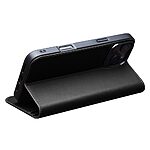 Θήκη iPhone 16 Pro QIALINO book v2 από Premium αυθεντικό δέρμα Genuine Cowhide μαύρο - Image 2