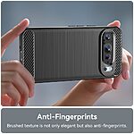 Θήκη Google Pixel 9 5G / Pixel 9 Pro 5G Mad Mask Brushed TPU Carbon Πλάτη μαύρο - Image 5
