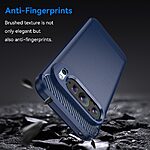 Θήκη Google Pixel 9 5G / Pixel 9 Pro 5G Mad Mask Brushed TPU Carbon Πλάτη μπλε - Image 3