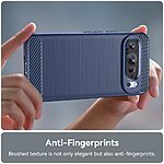 Θήκη Google Pixel 9 5G / Pixel 9 Pro 5G Mad Mask Brushed TPU Carbon Πλάτη μπλε - Image 5