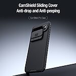 Θήκη Google Pixel 9 Pro XL 5G NiLLkin Camshield Pro Series Πλάτη με προστασία για την κάμερα από σκλήρό Premium TPU μαύρο - Image 5