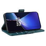 Θήκη OnePlus Nord CE4 Lite 5G YIKATU Folio Series 003 με βάση στήριξης, υποδοχή καρτών και μαγνητικό κούμπωμα Flip Wallet από συνθετικό δέρμα και TPU πράσινο - Image 3