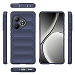 Θήκη Realme GT 6 5G / GT 6T 5G Mad Mask Rugged Armor από σκληρό Premium TPU μπλε σκούρο - Image 3
