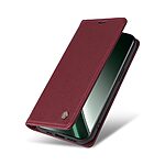 Θήκη Realme GT 6 5G / GT 6T 5G YIKATU Folio Series με βάση στήριξης, υποδοχή καρτών και μαγνητικό κούμπωμα Flip Wallet από συνθετικό δέρμα και TPU κόκκινο σκούρο - Image 5