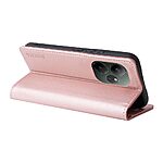 Θήκη Realme GT 6 5G / GT 6T 5G YIKATU Folio Series με βάση στήριξης, υποδοχή καρτών και μαγνητικό κούμπωμα Flip Wallet από συνθετικό δέρμα και TPU ροζ χρυσό - Image 3