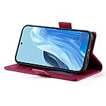 Θήκη Samsung Galaxy M35 5G DIERFENG DF 010 Foldable Series με βάση στήριξης, υποδοχή καρτών και μαγνητικό κούμπωμα Flip Wallet από συνθετικό δέρμα και εσωτερικό TPU κόκκινο σκούρο - Image 4