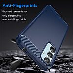 Θήκη Samsung Galaxy M35 5G Mad Mask Brushed TPU Carbon Πλάτη μπλε - Image 3