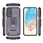 Θήκη Samsung Galaxy M35 5G Mad Mask Camshield Armor Guard v3 Πλάτη με προστασία για την κάμερα, Kickstand και Βάση στήριξης από σκλήρό Premium TPU μωβ - Image 4