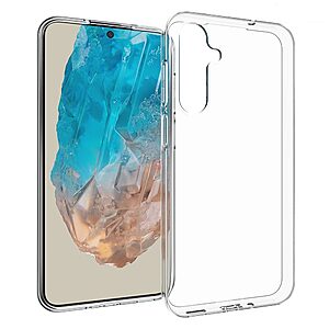 Θήκη Samsung Galaxy M35 5G OEM Silicone Sockproof V5 Anti-Slip Transparent Πλάτη TPU